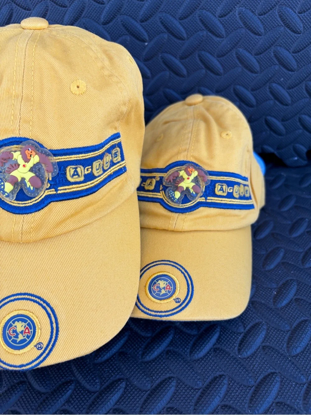 América  Aguilas Yellow Cotton Baseball Cap with Team Crest Unixes